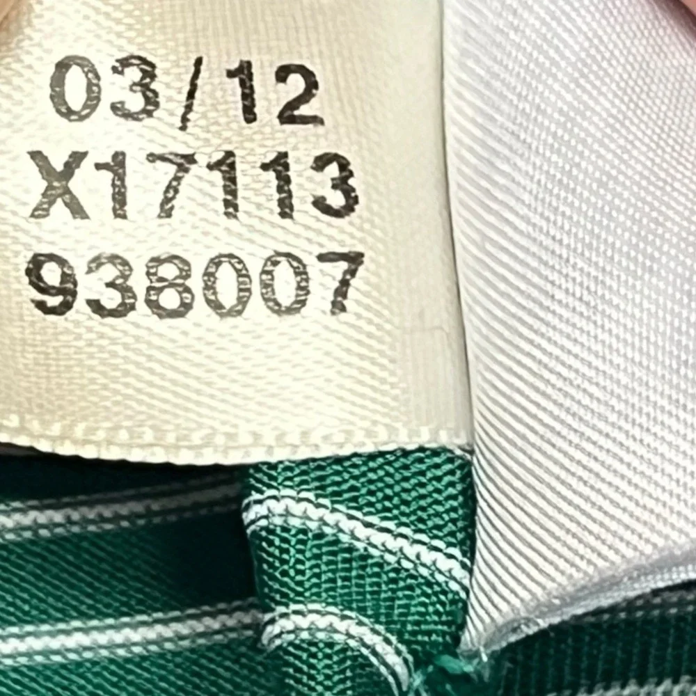 Adidas Golf‎ Shirt Men Size XL Green Striped Polo Climalite Embroidered Sporty
